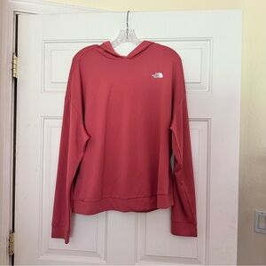 The North Face Women’s Rose Pink Hooded Pullover Dri-Fit Top Size XXL 2XL